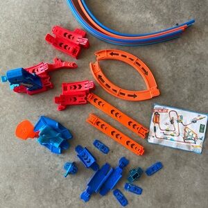 HOT WHEELS TRACK BUILDER EVERYTHING PICTURED ONLY
